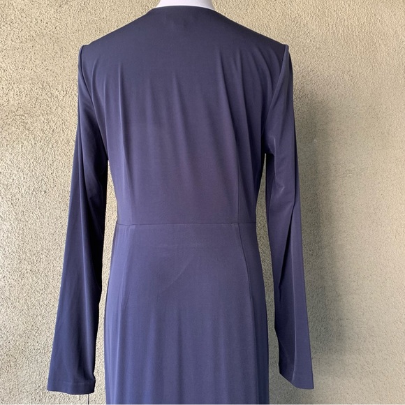 Calvin Klein Navy Jersey Maxi-Dress NWT size 12 - Picture 6 of 11